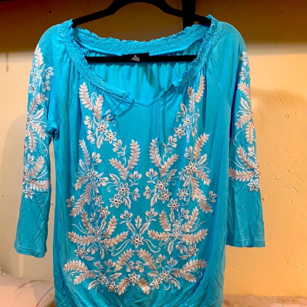 INC TOP BLUE